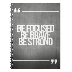 Inspirerend en motivatie noteringen notitieboek