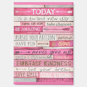 Inspirerend en Motivatie woorden magneet