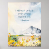 Inspirerend en Spirituele Waterverf Wanddecoratie Poster (Voorkant)