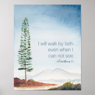 Inspirerend en Spirituele Waterverven Poster