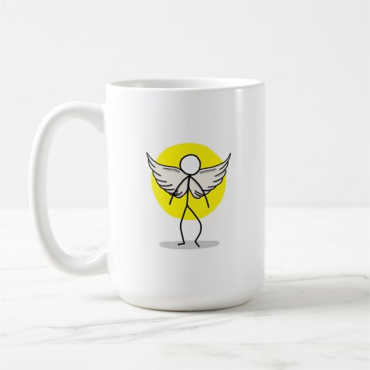 Inspirerend Engel 15oz koffie mok (Links)