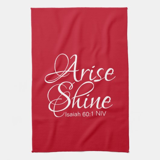 Inspirerend esdoorn en sint-jansbrood theedoek (Verticaal)