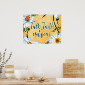 Inspirerend Faith Quote Poster (Keuken)