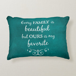 Inspirerend familiekwartaal accent kussen
