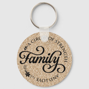 Inspirerend familiekwartaal sleutelhanger