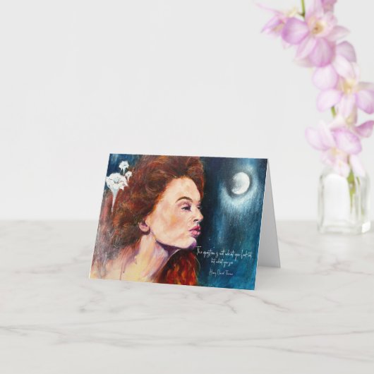 Inspirerend Floral Kaart (Orchidee)