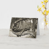 Inspirerend  foto Woman Beauty Kaart (Gele Bloem)