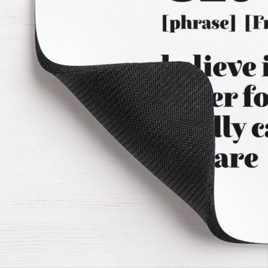 Inspirerend - Frans geloof uzelf - krois en toi Muismat (Hoek)