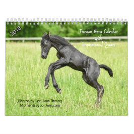 inspirerend-Friesian Horse Agenda 2018 Kalender
