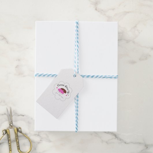 Inspirerend Funny Custom Donut Cadeaulabel (Met Touw)