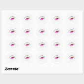Inspirerend Funny Custom Donut Ronde Sticker (Vel)