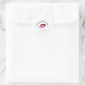 Inspirerend Funny Custom Donut Ronde Sticker (Tas)