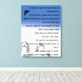 Inspirerend gedicht - Canvas Afdruk (Insitu (Houten vloer))