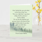 Inspirerend Gedicht Leg je Hand in die van God Kaart (Gele Bloem)