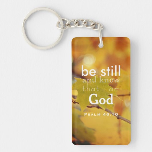 Inspirerend geloof sleutelhanger (Voorkant)