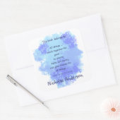 Inspirerend geloofsbijbel geschriften Bookplate Vierkante Sticker (Envelop)