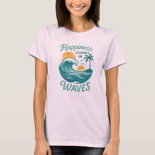 Inspirerend geluk komt in het Shirt van de golven