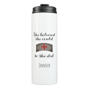 Inspirerend gepersonaliseerde thermische getumbler thermosbeker