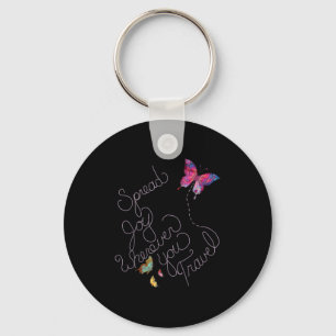 Inspirerend geschenken citaten verspreid Joy Graph Sleutelhanger