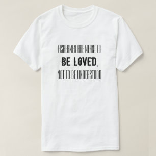 Inspirerend Geviste verklaring voor vissers T-shirt