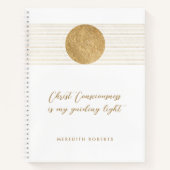 Inspirerend Gezegde Golden Sun aan persoonlijke vo Notitieboek (Voorkant)