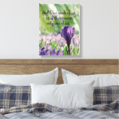 Inspirerend God houdt van elk van ons citaat Canvas Afdruk (Insitu (Slaapkamer))