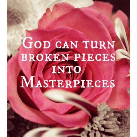 Inspirerend God Quote Masterstuk Poster