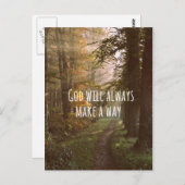 Inspirerend Godsaanhaling Briefkaart (Voorkant / Achterkant)