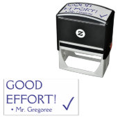 Inspirerend "GOEDE MOEITE!" Tutor Rubber Stamp Zelfinktende Stempel (In situ)