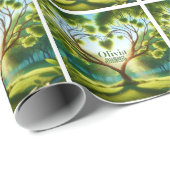 Inspirerend groen cadeaupapier (Rol Hoek)