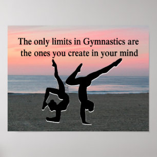 INSPIREREND GYMNAST POSTER