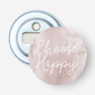 Inspirerend Happy Chic Dusty Roos Blush Pink Button Flesopener