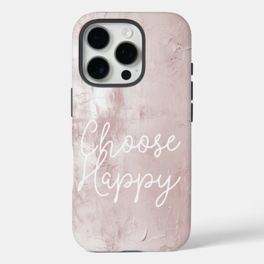 Inspirerend Happy Chic Dusty Roos Blush Pink Case-Mate iPhone Case (Achterkant)