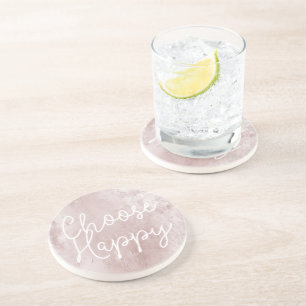 Inspirerend Happy Chic Dusty Roos Blush Pink Zandsteen Onderzetter