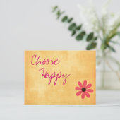 Inspirerend Happy Message-Briefkaart Briefkaart (Staand voorkant)
