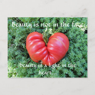 Inspirerend hart Briefkaart