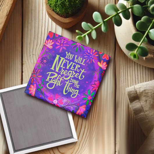 Inspirerend  het juiste ding Inspirativiteit Magneet