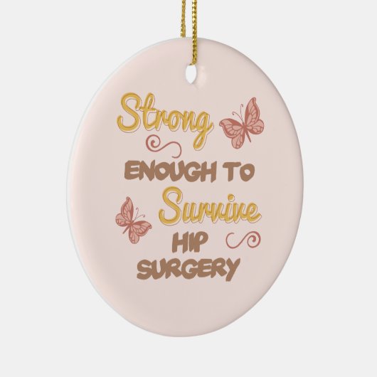 Inspirerend heupchirurgie voor vrouwen keramisch ornament (Rechts)