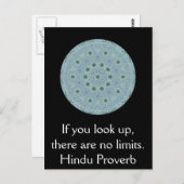 inspirerend Hindu Proverb uit India Briefkaart (Voorkant / Achterkant)