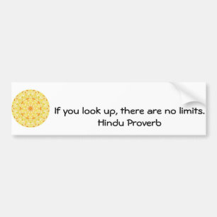 inspirerend Hindu Proverb uit India Bumpersticker