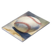 Inspirerend honkbal notitieboek (Linkerzijde)