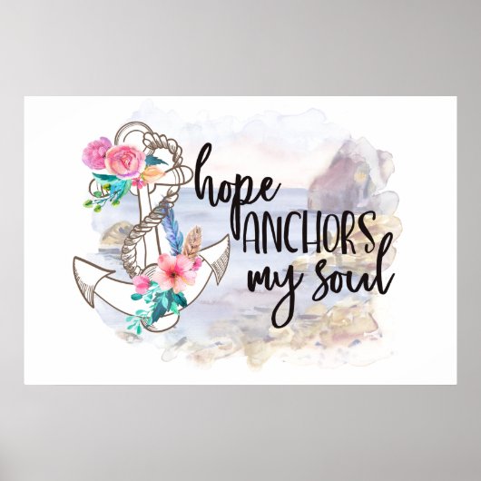 Inspirerend hoopkunst poster (Voorkant)