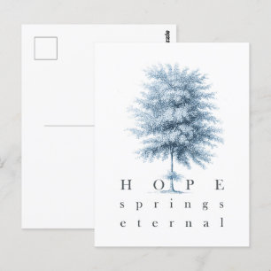 Inspirerend Hope Springs Eternal Tree Briefkaart