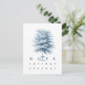 Inspirerend Hope Springs Eternal  Tree Briefkaart (Staand voorkant)