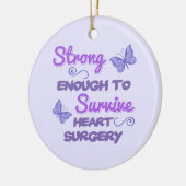 Inspirerend ingrepen in het hart van vrouwen keramisch ornament (Links)