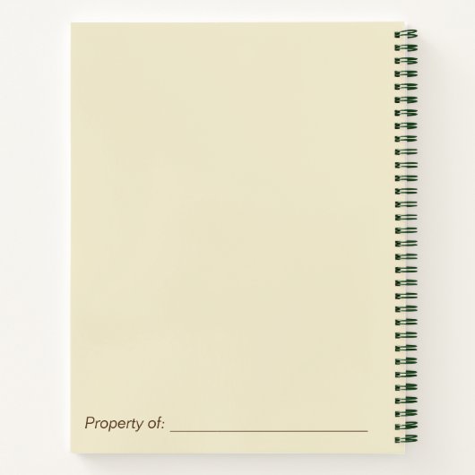 Inspirerend Ithaca Journal Notitieboek (Achterkant)