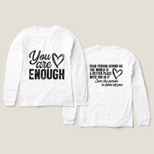 Inspirerend Je Bent Goed Genoeg Tri-Blend Shirt