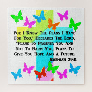 INSPIREREND JEREMIAH 29:11 CHRISTELIJK LEGPUZZEL