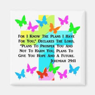 INSPIREREND JEREMIAH 29:11 CHRISTELIJK MAGNEET