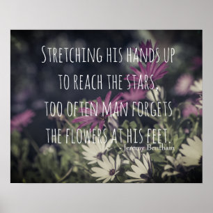 Inspirerend Jeremy Bentham Citaat Poster